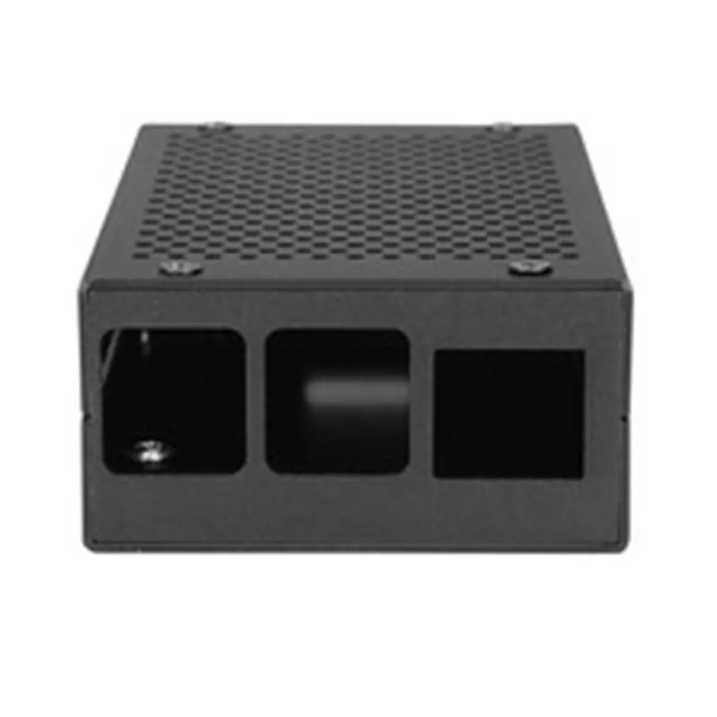 Алюминиевый Чехол для Raspberry Pi 4, черный корпус, серебристый корпус, металлический корпус для RPI 4, Модель B, сменная коробка