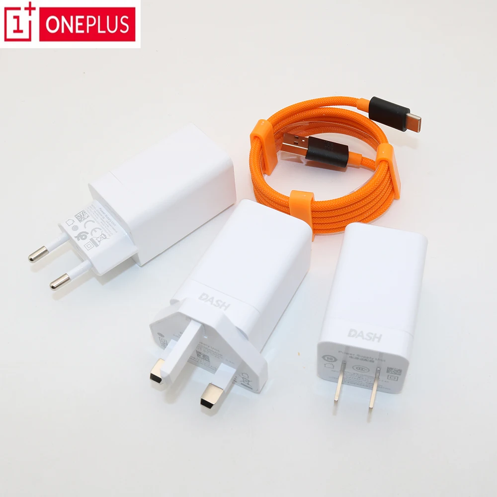 Оригинальное зарядное устройство Oneplus, зарядное устройство USB, настенное зарядное устройство, быстрый адаптер питания, быстрый mlaren warp type C кабель для Oneplus 6 6t 5 5t 3