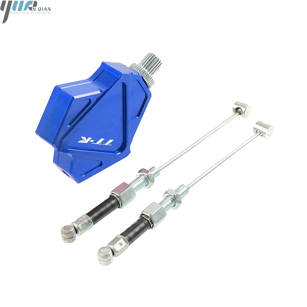 Для Yamaha TTR125 TTR 125 TTR-125 2000 2001 2002 2003 2004 2005- Мотоцикл с ЧПУ трюк рычаг сцепления простая кабельная система - Цвет: Синий
