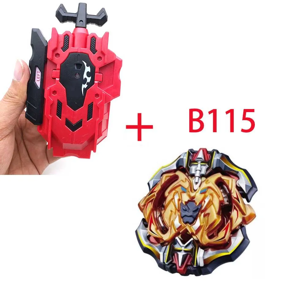 Волчок Beyblade BURST B-82 B-75 с пусковым устройством Bayblade Bey blade металл пластик Fusion 4D Подарочные игрушки для детей - Цвет: B115