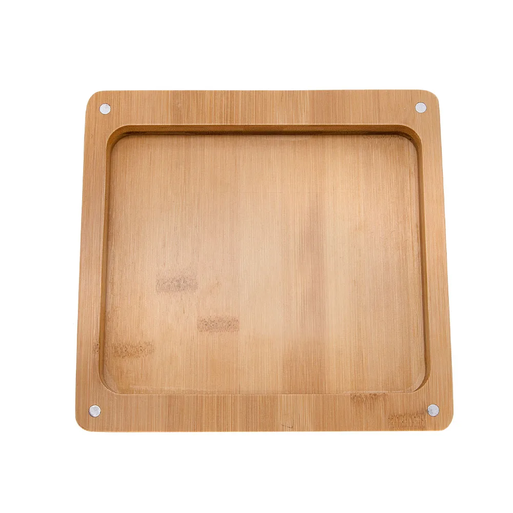 HORNET Bamboo Rolling Tray костюм 3 шт. силиконовый контейнер для хранения Контейнер банка+ 1 шт. из нержавеющей стали Dab инструмент+ 1 шт. силиконовый коврик