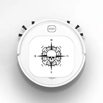 

Auto USB Sweeping 1800Pa Multifunction Smart Robot Vacuum Cleaner Dry Wet Floor Cleaner NSWE Bardian Pirate Compass Skull