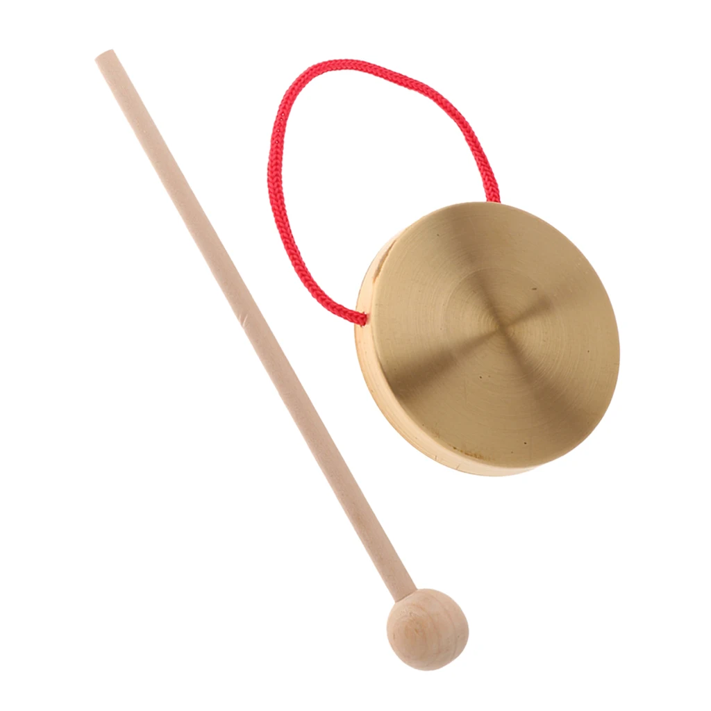 Hand Gong Chinese Traditional Musical Instrument Toy Cymbal Educational Toys