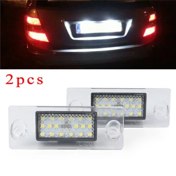 

Lamp License Plate Light Super Bright 8000K For A4 98-01 3528 DC12V Car Auto LED