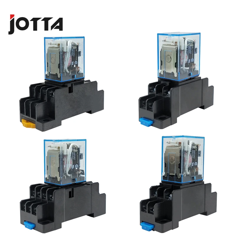 LY2N J/MY2N J/MY3N J/MY4N J/реле 12V DC coil высококачественный универсальный держатель DPDT micro
