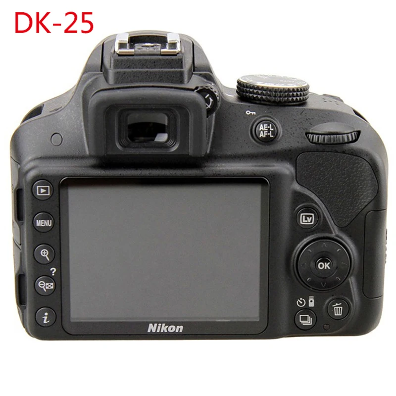 Резиновый окуляр для глаз камеры Nikon D3100 D5000 D700 D3300 D5100 D7000 DK 19 20 21 23 24 25|Аксессуары