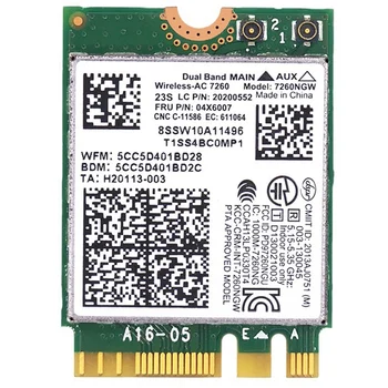 

for Lenovo T440 X240 Y40 Y70 Y50 7260AC Wireless Network Card 4.0 Bluetooth 04X6007