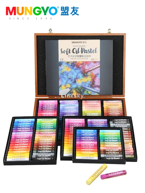 MUNGYO Gallery Oil Pastels 12/25/48 Colors Artist Soft Pastel Set  Water-Soluble Non-toxic Professional Drawing Art Supplies 파스텔 - AliExpress