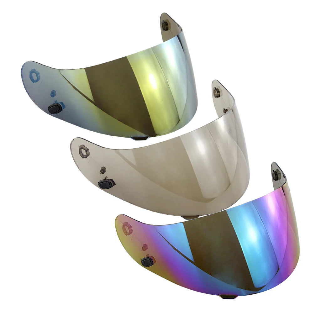 3PCS Full Face Motorcycle Helmet Visor Lens UV For HJC HJ-09 CL-15 CL-17