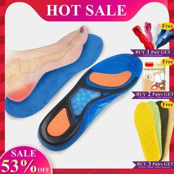 

silicon gel orthotic Insoles sport Insoles foot care for plantar fasciitis heel spur shock pads arch Running orthopedic insole