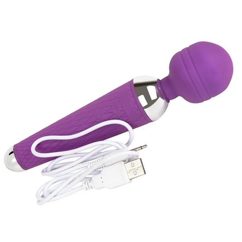 

Powerful oral clit Vibrators for Women USB Charge AV Magic Wand Vibrator Massager Adult Sex Toys for Woman Masturbator