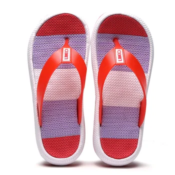 

2020 Woman Slippers Women Casual Flip Flops Fashion Ladies Beach Slides Female Wedge Striped Shoes Women's Summer Plus Size New