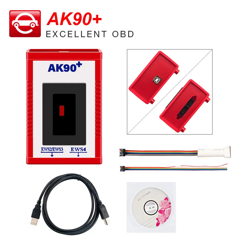

Newest AK90 plus For BMW AK90+ Auto Key Programmer For BMW EWS V3.19 AK90 OBD2 Key Programming