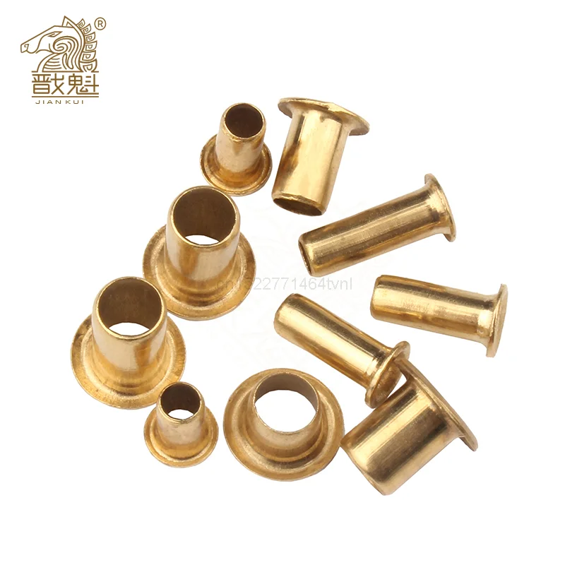M0.9 M1.3 M1.5 M2 M2.5 M3 M4 Tubular Rivets Double-sided Circuit Board PCB Nails Copper Hollow Rivet Nuts GB876