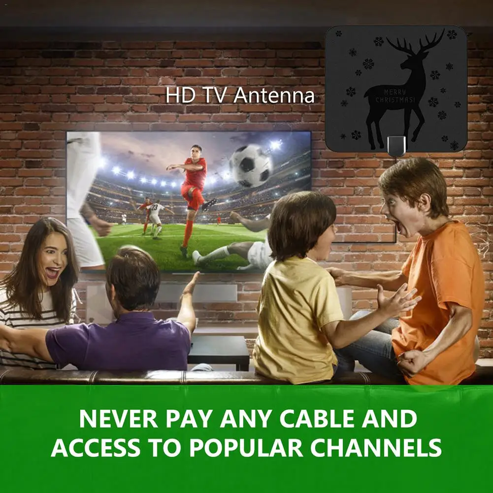 1180 Miles 4K ТВ антенна Freeview 25DB цифровая HD с усилителем сигнала радиус Surf Fox DVB T2