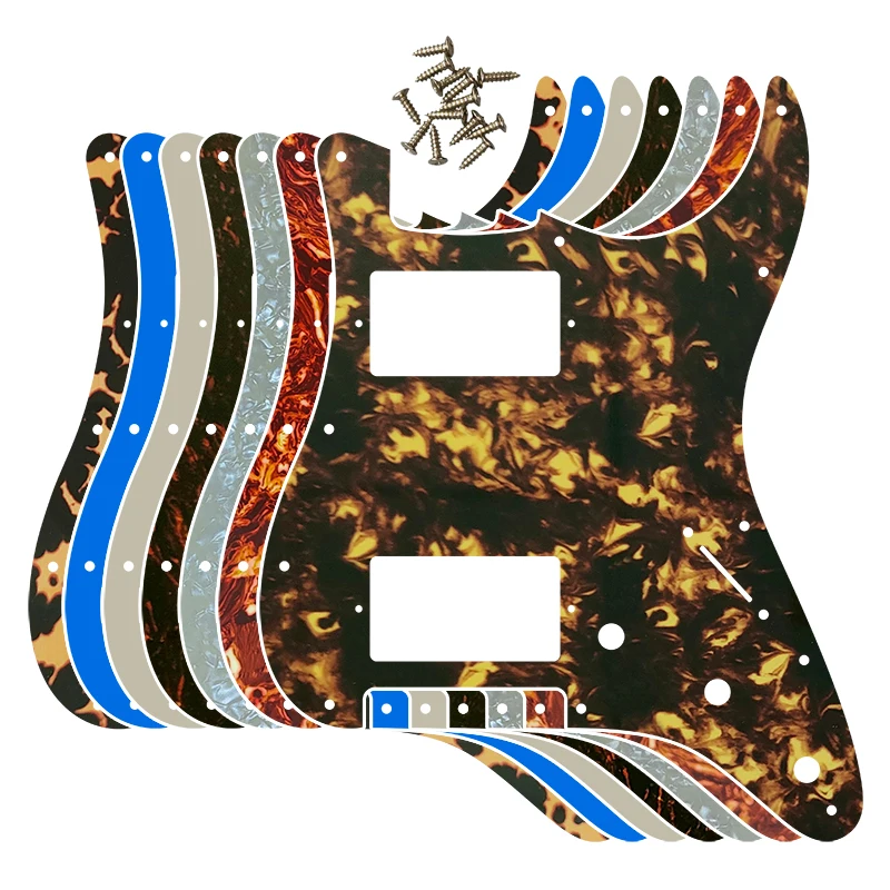

Quality Electric Guitar Pickguard For US 11 Holes Scratch Plate HH PAF Humbucker Coil For USA\ Mexico Fd Strat Guitar Parts