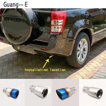 

For Suzuki GRAND VITARA 2007-2014 car stickers muffler exterior back end pipe dedicate exhaust tip tail outlet ornament 1pcs