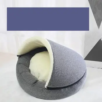 

Winter Warm Cat's House Cat Nest Villa Kennel Removable Kennel House Cushion Mats Cat Supplies Universal Enclosed House