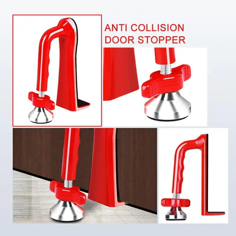 

Anti-collision Anti-theft Door Stopper Closer Lockdown Lock-security Device