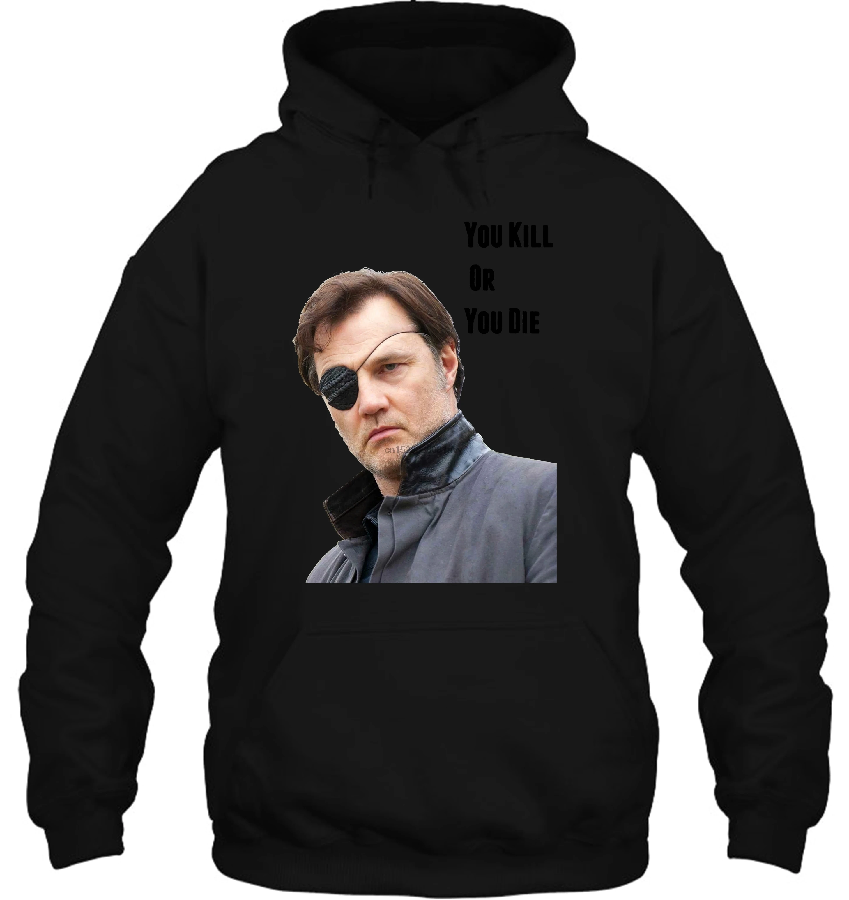 Мужская толстовка с капюшоном The Governor You Kill Or You Die The Walking Dead AMC tv Show Подарочная Футболка женская уличная одежда