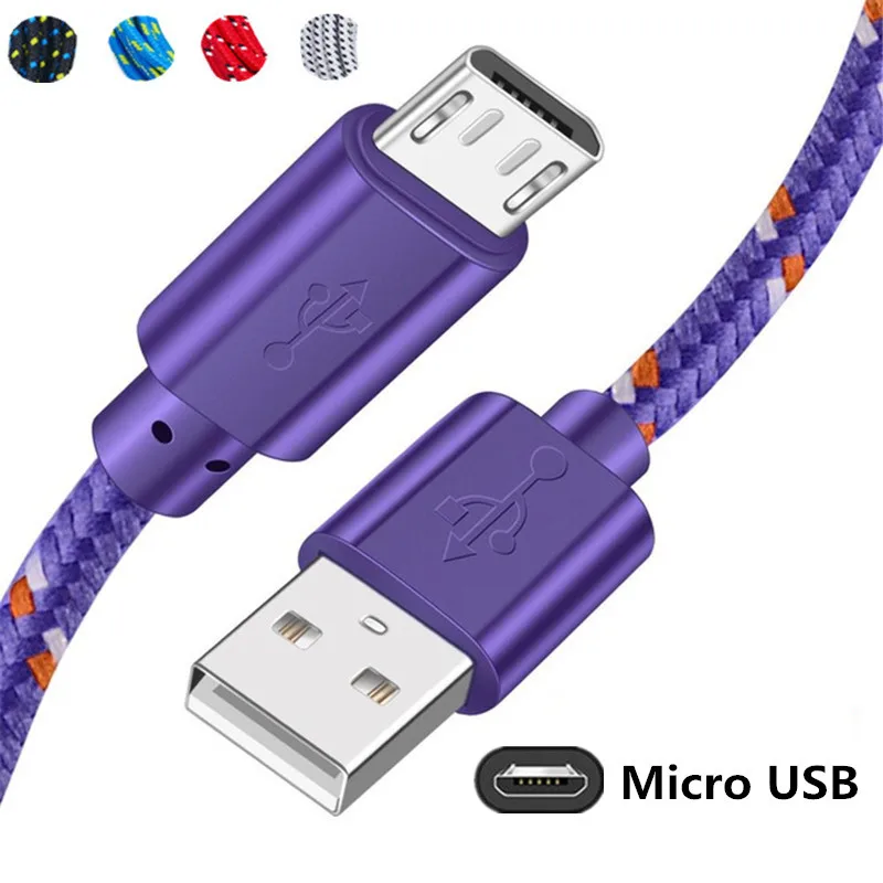 Micro USB Cable Fast Charging Microusb Cord For Samsung S7 Xiaomi Redmi Huawei Android TelePhone cable 1/2/3 m Micro usb charger