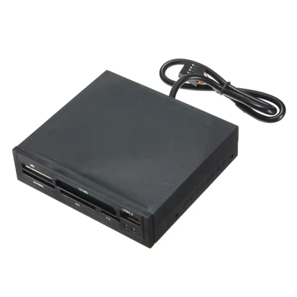 

3.5 inchs All-in-one Card Reader Integrated Internal Flash Memory Card Reader + USB 2.0 Hub For Floppy Disk Tray