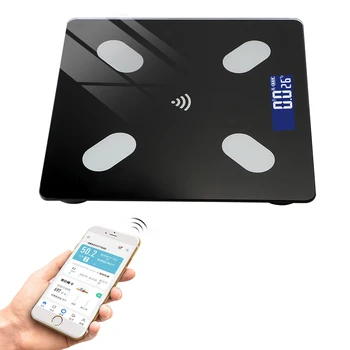

Smart Body Fat Scale Floor Scientific Smart Electronic LED Digital Weight Measuring Balance Bluetooth APP Android Or IOS