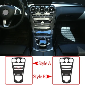 

ABS For Mercedes Benz C Class W205 2014-2018 Center Console Gear Panel Frame Cover Trim For Mercedes Benz GLC Coupe X235 2015-18
