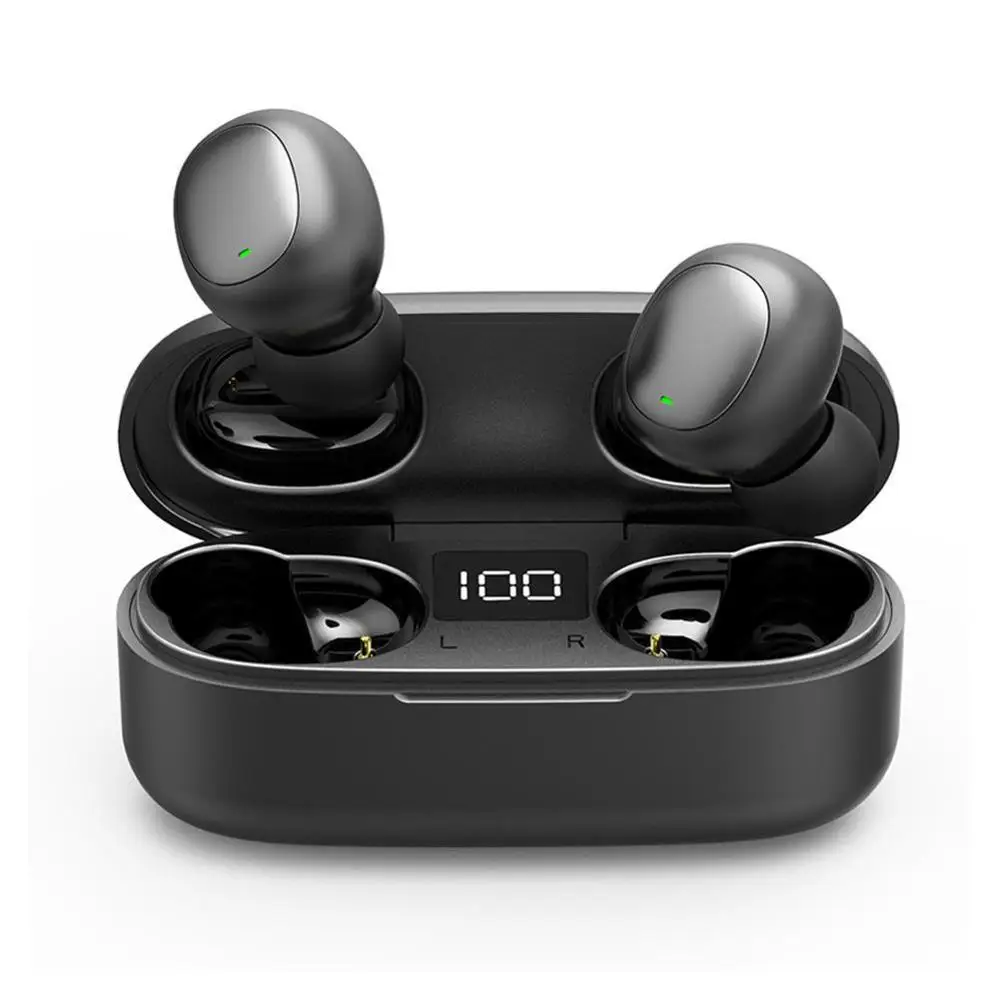 QCY T3 TWS Беспроводные наушники с микрофоном, двойные Bluetooth V5.0 спортивные наушники, 3D стерео наушники для всех телефонов