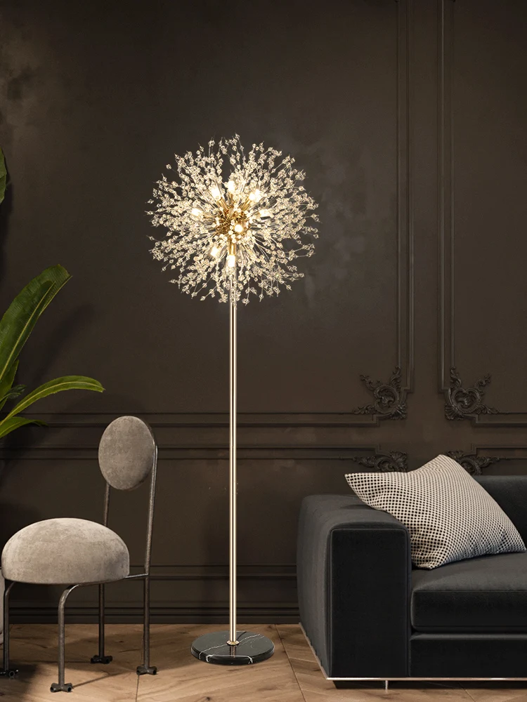 Global Led crystal Floor Lamp work light G9 star Light foyer floor lights for Living Room Bedroom gold Crystal Lamps|Напольные лампы| |