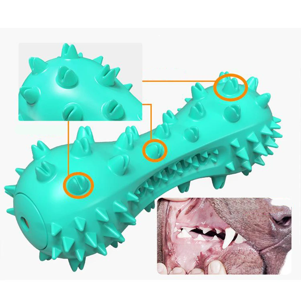 Dog Toothbrush Care Cleaning Stick Chew Toy Bite Resistant for All Breed of Dog