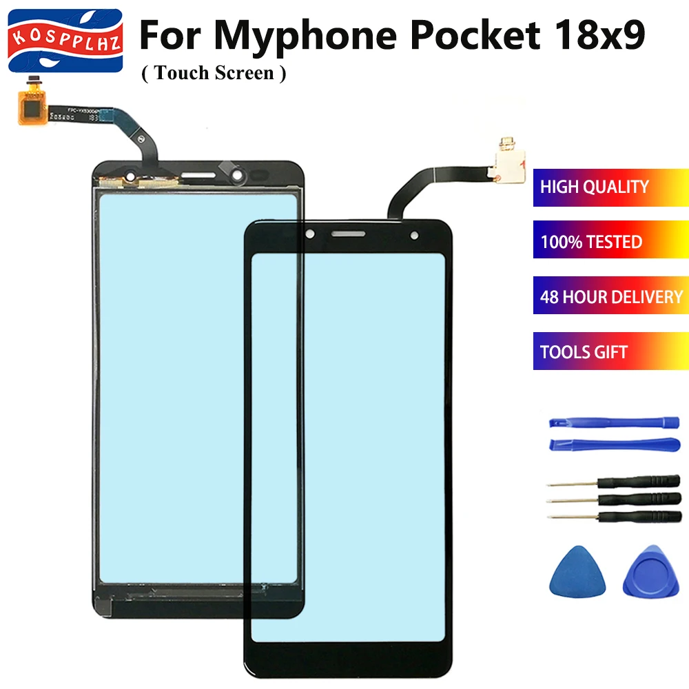 

5.0 Inch For MyPhone Pocket 18x9 Touch Screen Digitizer Front Glass Panel Sensor Replacement MyPhone Pocket 18 9 +Tools+Adhesive