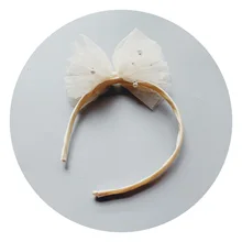 New children's hair accessories with bow and beaded cute hairpin