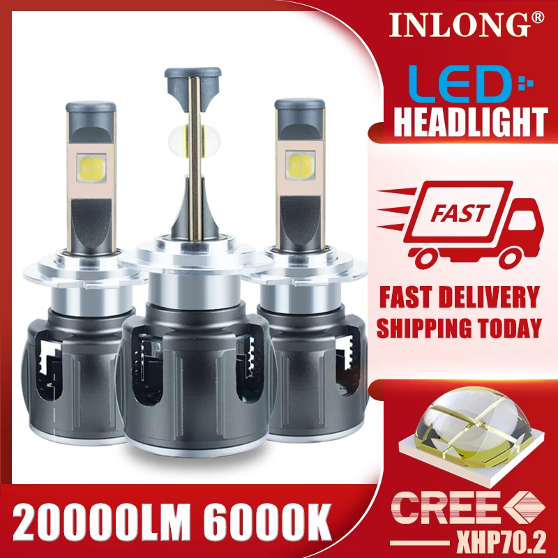 CREE XHP70 SG 20000LM H7 Led Lampada Canbus H4 Car LED Headlight Bulbs H1 H8 H11 Led Lamp 9005 HB3 9006 Headlamp Auto Fog Lights