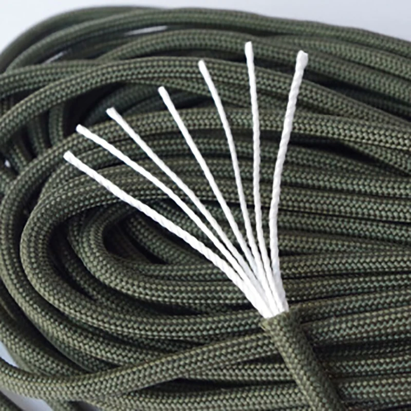 27 Colors 100m Paracord 550 Paracorde Cord Lanyard Rope Mil Spec Type III 7 Strand Cord Climbing Camping Survival Equipment Rope