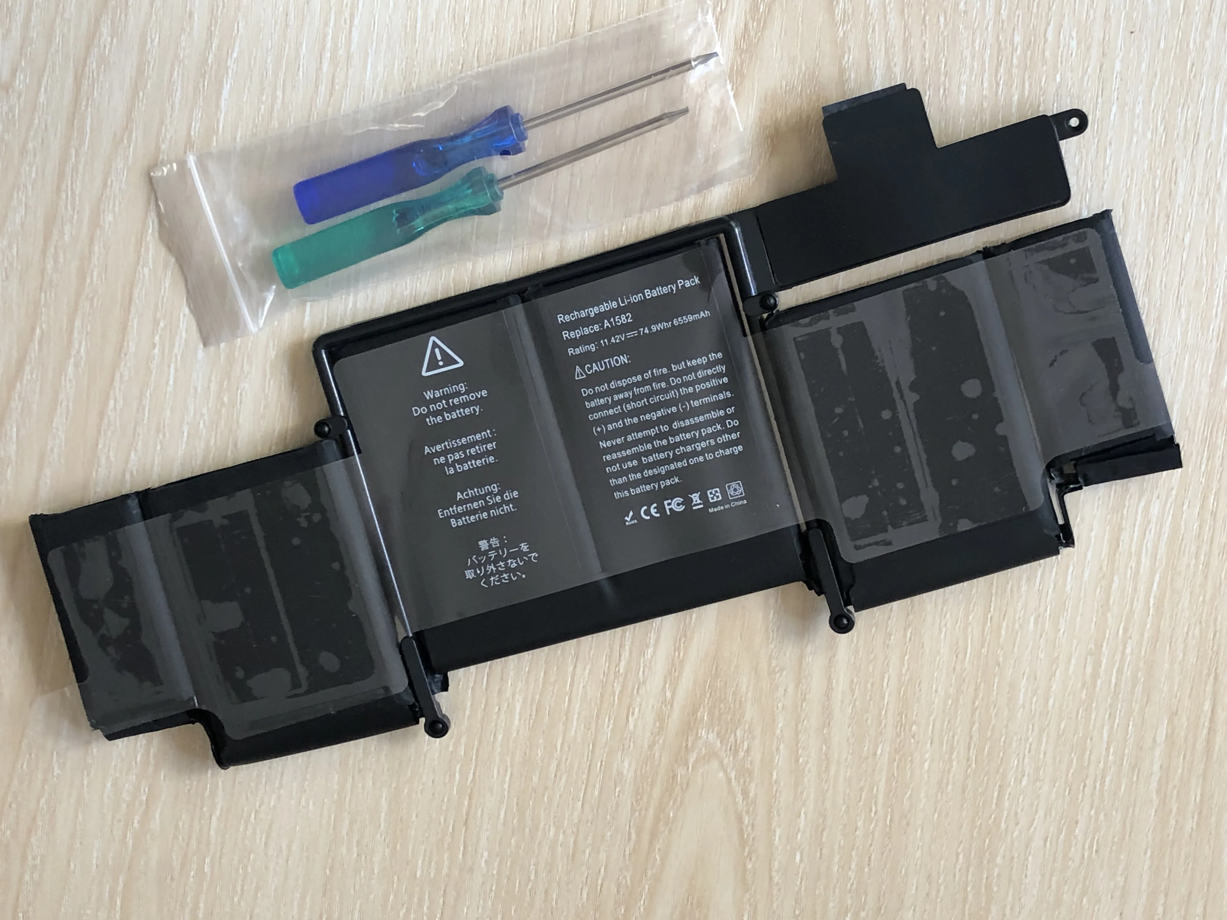 Apple Macbook Pro 13 Retina Bateria Genuíno Oem A1582 A1502 Início de 2023 2023 Novo - Imagem 2