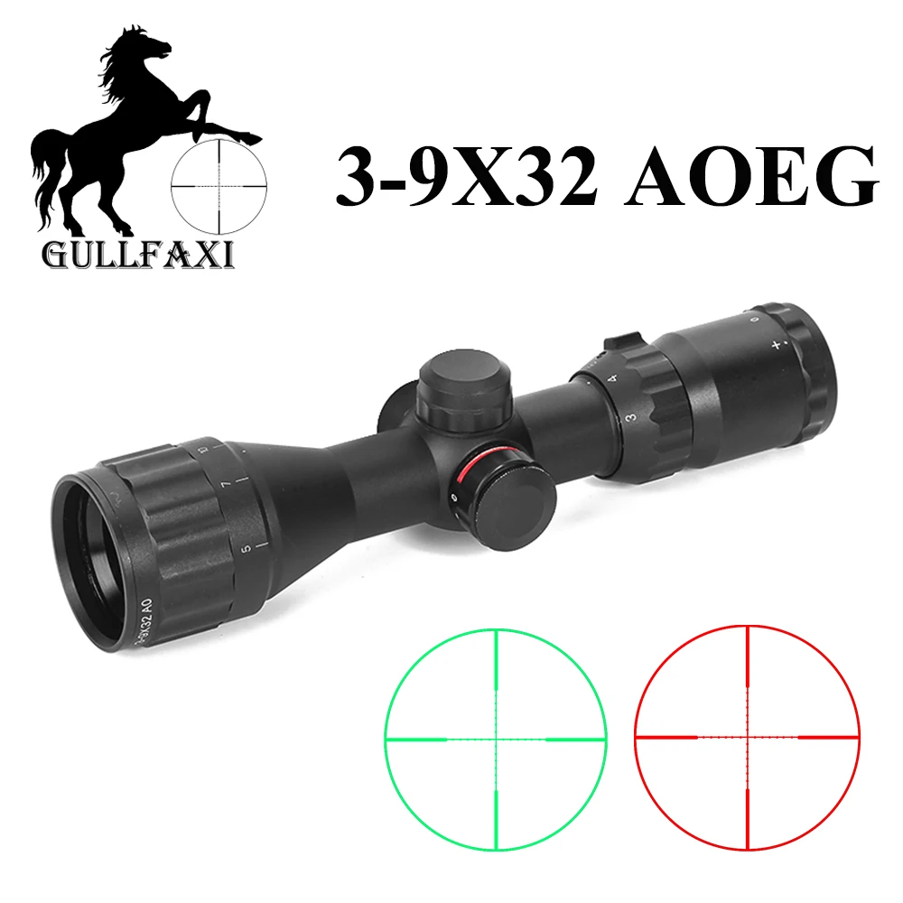 

Gullfaxi Hunting Scope 3-9X32AOL Tactics Optical Sight Reticle Illumination Adjust Rifle Airsoft Telescopic Sight Weapon Sight