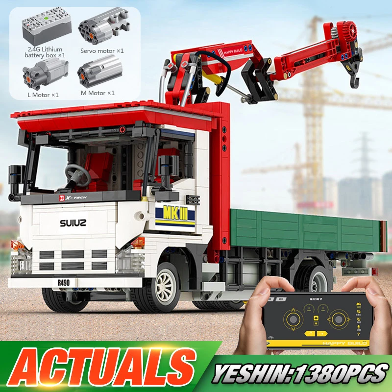 toy lorry with crane