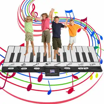 

Play Floor Piano Kid Stepping Toys Electronic Music Keyboard Giant Mat Dance Exercise Mat Sport Toys For Kids Children