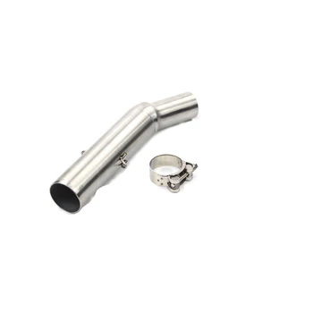 Slip On Motorcycle Exhaust Mid Connect Pipe Middle Link Tube Stainless Steel Exaust System For YAMAHA XG250 Tricker