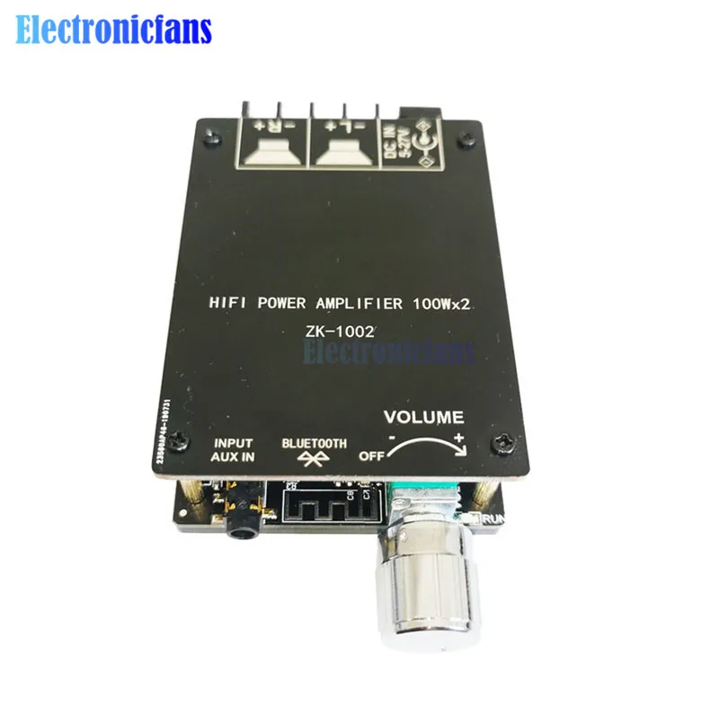ZK-1002L ZK-1002 Hi-Fi 100WX2 TPA3116 Bluetooth 5,0 высокомощный цифровой усилитель стерео плата AMP Amplificador аудио домашний кинотеатр
