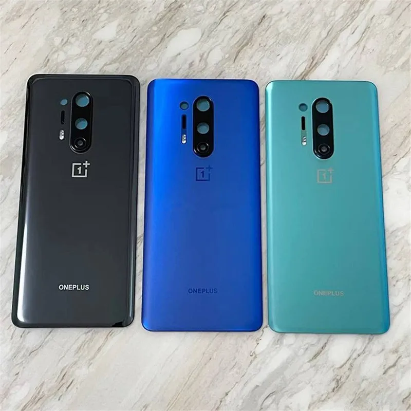Задняя крышка корпуса 8Pro для Oneplus 8 Pro One Plus блестящее стекло | Мобильные телефоны и