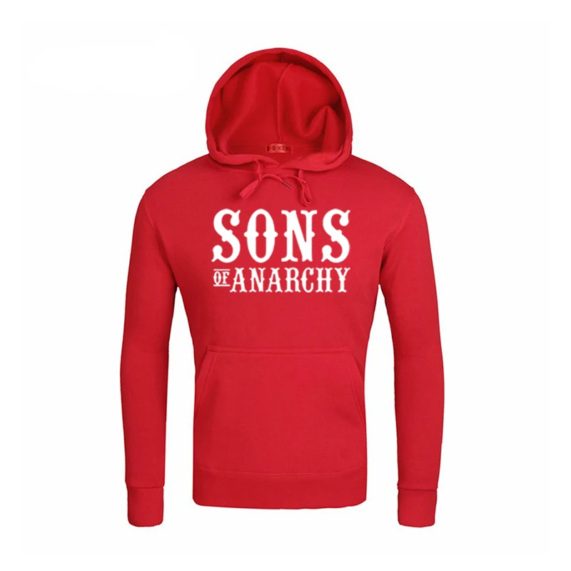 SOA Sons of anarchi/детская спортивная одежда для мужчин толстовки Модная Повседневная