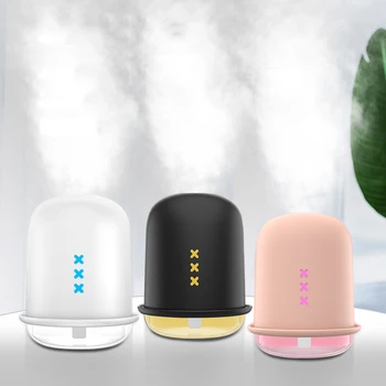 

320ML Humidifier USB Diffuser Protable Mist Air Humidifier Mini Air Purifier Cool Mist Maker With Lamp Light For Home Office