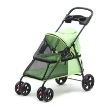 Велосипед/детскй 4-колесный коляска для питомцев Carrier для маленьких собак и кошек супер светильник& дышащие Оксфордские туфли для коляски для животных подшипник 15 кг