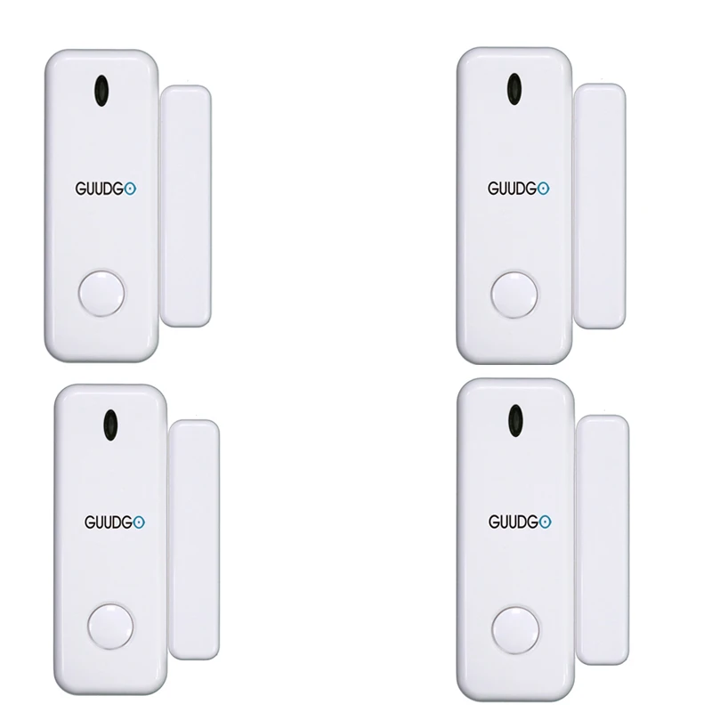 GUUDGO Wireless Door Window Sensor Detector 433MHz Open / Closed Smart Mini Door Sensor for Smart Home Security Alarm System security system keypad Alarms & Sensors