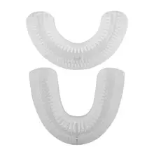 Водонепроницаемый дизайн u-образный детский силиконовый 360 градусов звуковая автоматическая электрическая зубная щетка отбеливающая зубная щетка