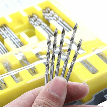 

Micro High Speed Steel Drill Bit Set Case 200*160*35mm Home Workshop Power Tool