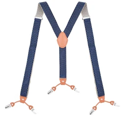 Heavy Duty Big Tall Suspenders for Men Wedding Y-back 3.5cm Wide Adjustable Elastic Trouser Pants Braces Suspensorio Masculino