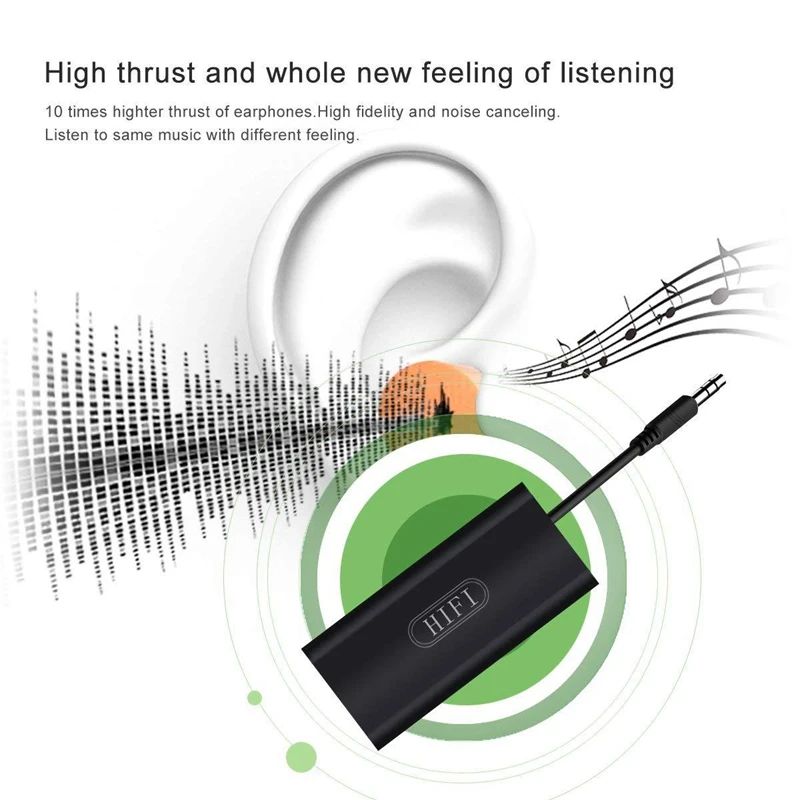 HiFi Headphone Amplifier Portable Stereo Headphone AMP Rechargeable o Amplifier 3 5mm